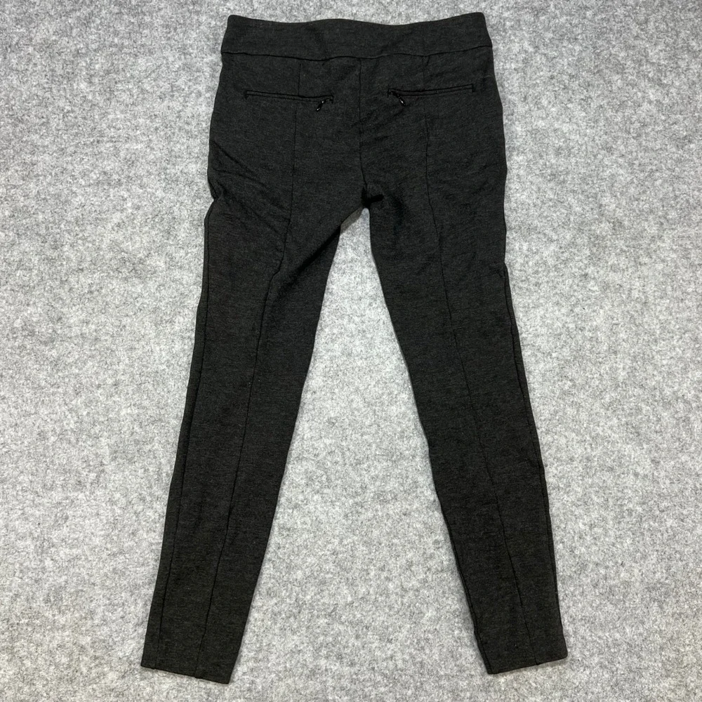 Ann Taylor Loft Petite Womens Dark Gray‎ Slim Leg Zipper Pocket Pants Size 2P